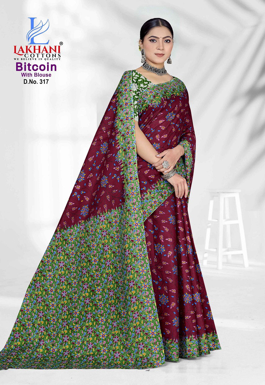 Bitcoin Vol 3 By Lakhani Cotton Printed Daily Wear Saree Orders In India